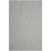 Courtyard Gray and Navy 9' x 12' Outdoor Area Rug