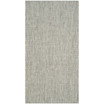 Courtyard Gray and Turquoise 2'7" x 5' Sisal Weave Outdoor Area Rug