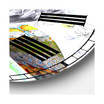 Circulation Oversized Modern Wall Clock - 36" x 28" x 1"