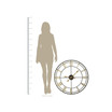 Stratton Home Decor Oversized 31.50" Industrial Austin Wall Clock