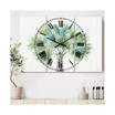 Farmhouse 3 Panels Metal Wall Clock