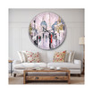 Romantic French Country Oversized Metal Wall Clock - 36 x 36