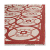 Courtyard Beige and Red 5'3" x 7'7" Sisal Weave Outdoor Area Rug