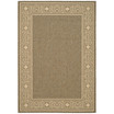 Courtyard Dark Beige and Beige 6'7" x 9'6" Outdoor Area Rug