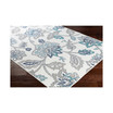 Alfresco ALF-9674 Aqua 3' x 5'6" Area Rug, Indoor/Outdoor
