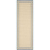 Courtyard Natural and Blue 2'3" x 10' Runner Outdoor Area Rug