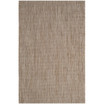Courtyard Natural and Black 5'3" x 7'7" Outdoor Area Rug