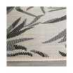 Courtyard Beige and Anthracite 2'3" x 6'7" Sisal Weave Runner Outdoor Area Rug