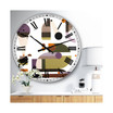 Emergency Call Oversized Mid-Century Wall Clock - 36" x 28" x 1"