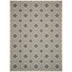 Courtyard Anthracite and Beige 8' x 11' Outdoor Area Rug