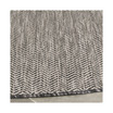 Courtyard Black and Beige 6'7" x 6'7" Round Outdoor Area Rug
