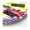 Home Sweet Home Flower Wreath Oversized Cottage Wall Clock - 36" x 28" x 1"