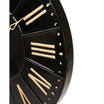 31.25" Oversized Modern Farmhouse Metal Enamel Wall Clock