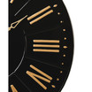 31.25" Oversized Modern Farmhouse Metal Enamel Wall Clock