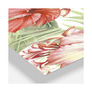 Hibiscus Paradise Oversized Cottage 3 Panels Wall Clock - 38" x 38" x 1"