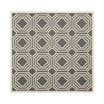 Courtyard Anthracite and Beige 5'3" x 5'3" Square Outdoor Area Rug