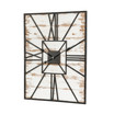 Oversized Farmhouse Wooden Wall Clock