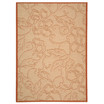 Courtyard Natural and Terra 2' x 3'7" Rectangle Outdoor Area Rug