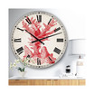Red Coral 1 Oversized Nautical & Coastal Wall Clock - 36" x 28" x 1"
