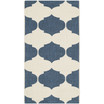 Courtyard Beige and Navy 2' x 3'7" Outdoor Area Rug