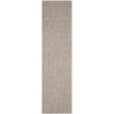 Courtyard Beige and Brown 2'3" x 8' Sisal Weave Runner Outdoor Area Rug