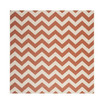 Courtyard Terracotta and Beige 4' x 4' Square Outdoor Area Rug