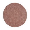 Courtyard Red 6'7" x 6'7" Sisal Weave Round Outdoor Area Rug