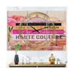 Fashionista Reads Oversized Fashion 3 Panels Wall Clock - 38" x 38" x 1"
