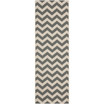 Courtyard Grey and Beige 2'3" x 8' Runner Outdoor Area Rug