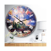 Oversized Round Metal Wall Clock
