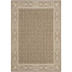 Courtyard Brown and Natural 6'7" x 6'7" Square Outdoor Area Rug