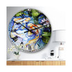 Koi Koi and Lily Large Nautical & Coastal Wall Clock - 36" x 28" x 1"
