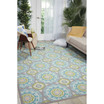 Shady Brights SHA16 Jade 7'9" x 7'9" Square Outdoor Area Rug
