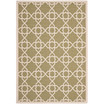 Courtyard Green and Beige 9' x 12' Outdoor Area Rug