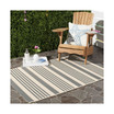 Courtyard Gray and Bone 4' x 5'7" Outdoor Area Rug