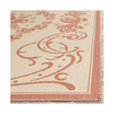 Courtyard Natural and Terra 5'3" x 7'7" Outdoor Area Rug