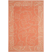 Courtyard Terracotta and Natural 2'3" x 12' Runner Outdoor Area Rug