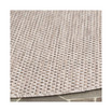 Courtyard Beige and Brown 6'7" x 6'7" Sisal Weave Round Outdoor Area Rug
