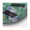 Floral Farmhouse Oversized Metal Wall Clock