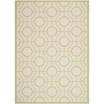 Courtyard Beige and Sweet Pea 4' x 5'7" Sisal Weave Outdoor Area Rug