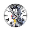 Urban Lady with Rainbow Hand Oversized Modern Wall Clock - 36" x 28" x 1"