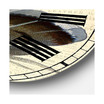 Colorful Elegant Feather I Oversized Cottage Wall Clock - 36" x 28" x 1"