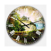 Landscape Oversized Round Metal Wall Clock
