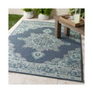 Alfresco ALF-9670 Charcoal 5'3" x 7'6" Area Rug, Indoor/Outdoor