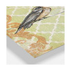 Birds Gathered On Wire Paris II Large Cottage 3 Panels Wall Clock - 23" x 23" x 1"