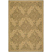 Courtyard Gold and Natural 4' x 5'7" Sisal Weave Outdoor Area Rug
