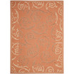 Courtyard Terracotta and Cream 8' x 11' Outdoor Area Rug