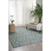 Shady Brights SHA16 Jade 6'6" x 6'6" Square Outdoor Area Rug