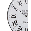 28" Farmhouse Metal Enamel Wall Clock