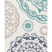 Alfresco ALF-9665 Teal 5'3" x 7'6" Area Rug, Indoor/Outdoor